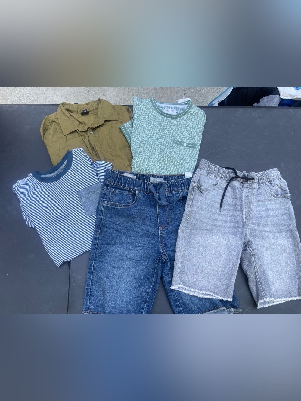 Boys shirts and shorts bundle